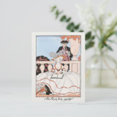 George Barbier, carte postale Art déco (Debout devant)