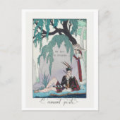 George Barbier, carte postale Art déco (Devant)