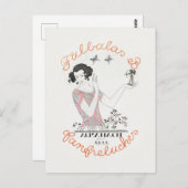 George Barbier, carte postale Art déco (Devant / Derrière)