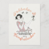 George Barbier, carte postale Art déco (Devant)