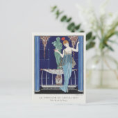 George Barbier, carte postale Art déco (Debout devant)