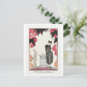 George Barbier, carte postale Art déco (Debout devant)