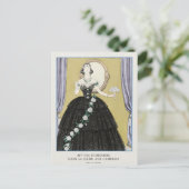 George Barbier, carte postale Art déco (Debout devant)