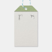 George Barbier Costumes Parisiens #179 Cadeaulabel (Achterkant)