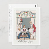 George Barbier  Mode Briefkaart (Voorkant / Achterkant)