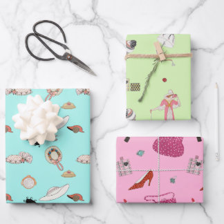 George Barbier Mode Illustraties Inpakpapier Vel