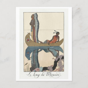 George Barbier, Native American Briefkaart