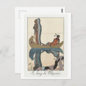 George Barbier, Native American Briefkaart (Voorkant / Achterkant)