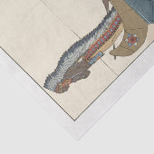 George Barbier, Native American Tissuepapier (Detail)