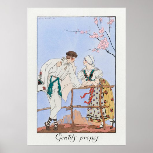 George Barbier Poster (Voorkant)