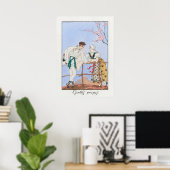 George Barbier Poster (Thuiskantoor)