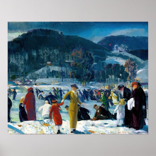 George Bellows Love of Winter Poster (Voorkant)