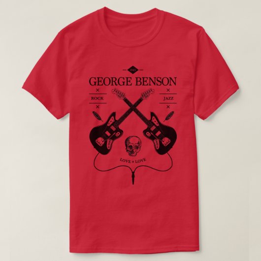 George Benson Guitar  Logo T-shirt (Design voorkant)