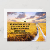 George Bernard Shaw Inspirerend citaat "wijze" Briefkaart (Voorkant / Achterkant)