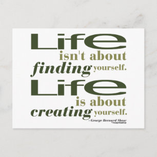 George Bernard Shaw Quote Briefkaart