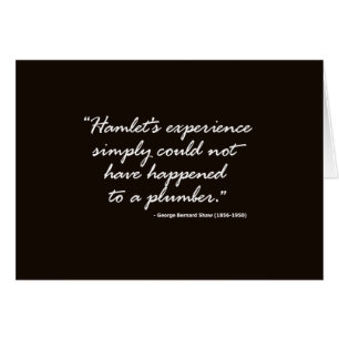 George Bernard Shaw sur Hamlet