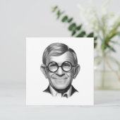 George Burns Feestdagenkaart (Staand voorkant)