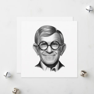 George Burns Feestdagenkaart