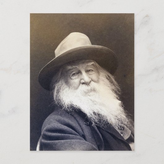 George C. Cox Walt Whitman Briefkaart (Voorkant)