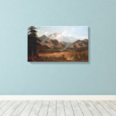 George Caleb Bingham Uitzicht van Pikes Peak Canvas Afdruk (Insitu (Houten vloer))