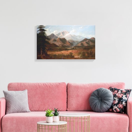 George Caleb Bingham Uitzicht van Pikes Peak Canvas Afdruk (Insitu (Woonkamer))