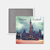 George Carré, Glasgow, Ecosse, aimant frigo (Recto/Verso)