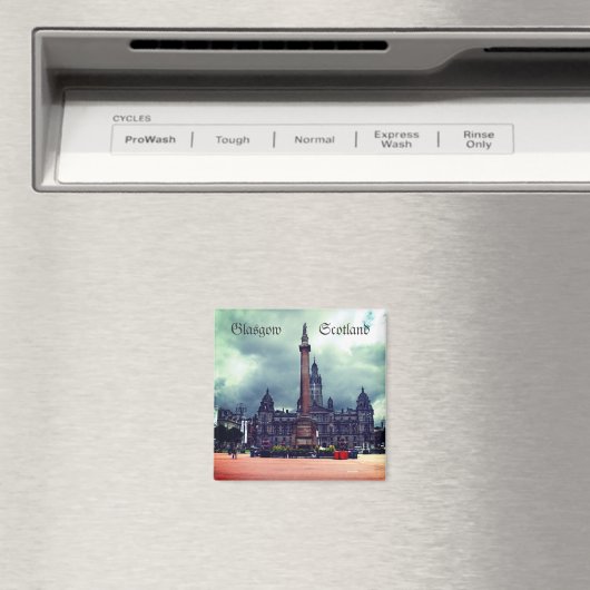 George Carré, Glasgow, Ecosse, aimant frigo (In Situ (Lave-vaisselle))