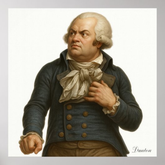 George Danton - French Revolution Print (Voorkant)