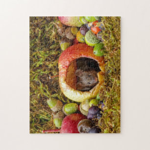 George de muis in een stapel huis Jigzaag Legpuzzel