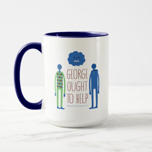 George Devrait Aider Mug (Gauche)