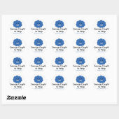 George Devrait Aider Sticker Set (Feuille)