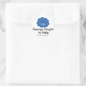 George Devrait Aider Sticker Set (Sac)