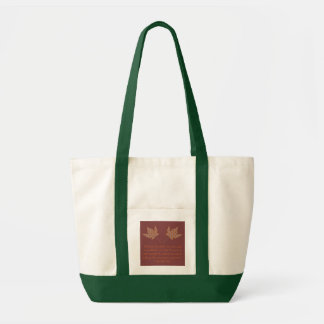 George Eliot Autumn Quote Bag Tote Bag