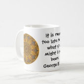 George Eliot Inspirerend Motivatie prijsopgave Koffiemok (Voorkant links)