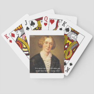 George Eliot "Nooit te laat" Pokerkaarten