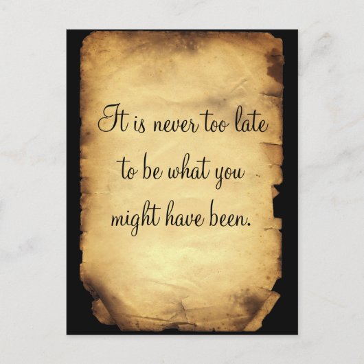 George Eliot's quote on life Briefkaart (Voorkant)