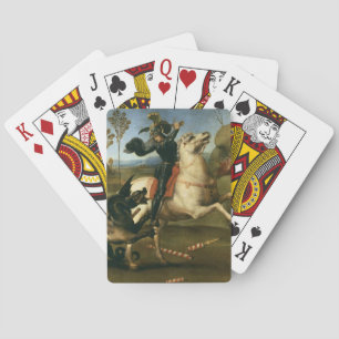 George en de Draak (door Raphael) Pokerkaarten