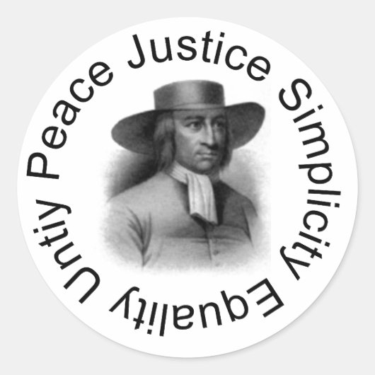 George Fox Sticker (Voorkant)