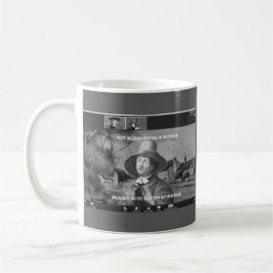 George Fox Zooming Coffee Mok