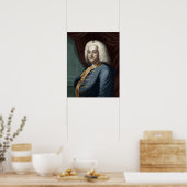 George Frederic Handel, gegraveerd door Thomson Poster (Keuken)