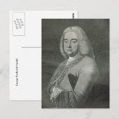 George Frederick Handel Briefkaart (Voorkant / Achterkant)