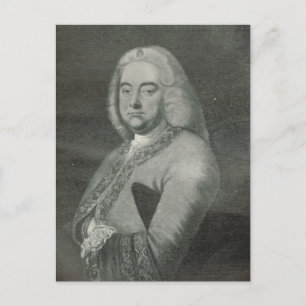George Frederick Handel Briefkaart