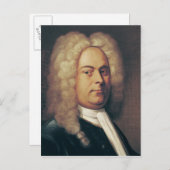 George Frederick Handel Briefkaart (Voorkant / Achterkant)