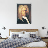 George Frederick Handel Canvas Afdruk (Insitu (Slaapkamer))