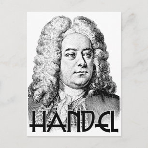 George Frideric Handel Briefkaart