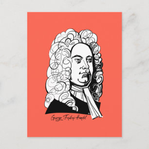 George Frideric Handel Briefkaart