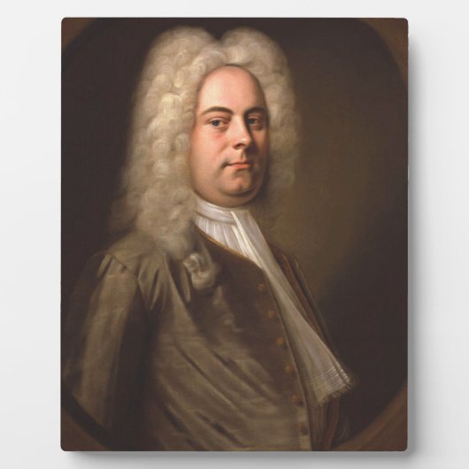 George Frideric Handel Portrait Fotoplaat (Voorkant)