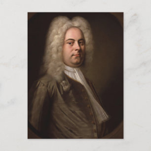 George Frideric Hanel van Balthasar Denner Briefkaart