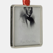 George Gabriel Stokes Metalen Ornament (Rechts)