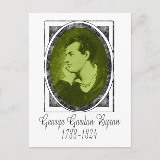 George Gordon Byron Briefkaart (Voorkant)
